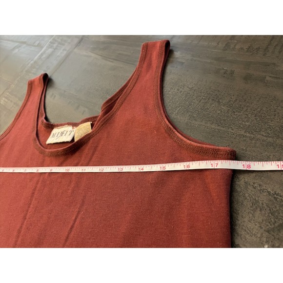 Mixit Vintage 90's Tank Dress Side Slit-Brown - Picture 5 of 10